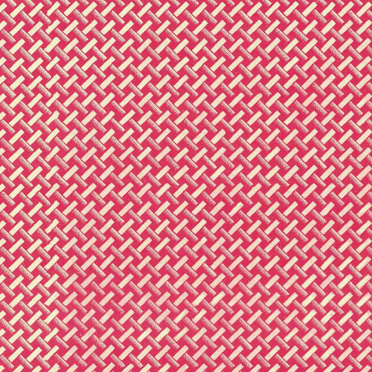 Red Basket Weave Print Italian Paper ~ Carta Varese Italy